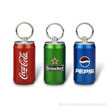 Cola-shaped USB Flash Drives with 512MB to 16GB Memory Capacity, OEM Services Provided
